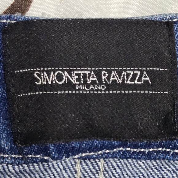 Simonetta Ravizza Chic Denim Skirt Large - Picture 8 of 8